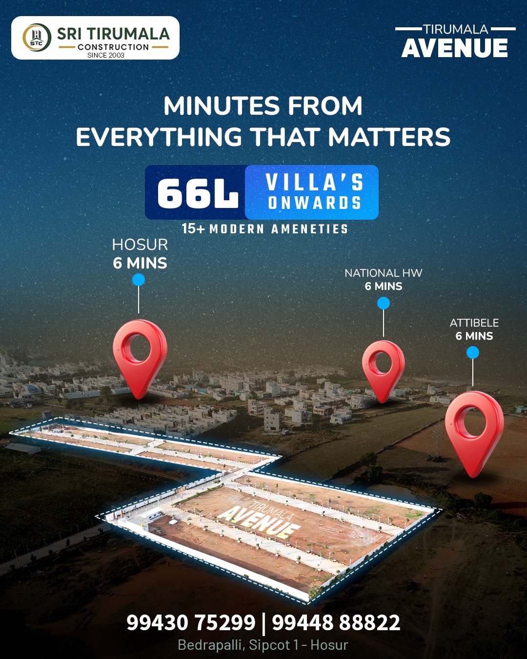 Secure DTCP-approved plots in Hosur — ready to build in 2025