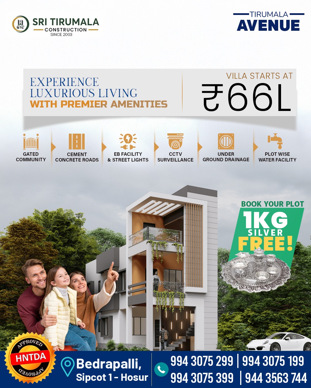 Explore the latest villa price trends in Hosur for 2025 – A guide for investors and homebuyers.