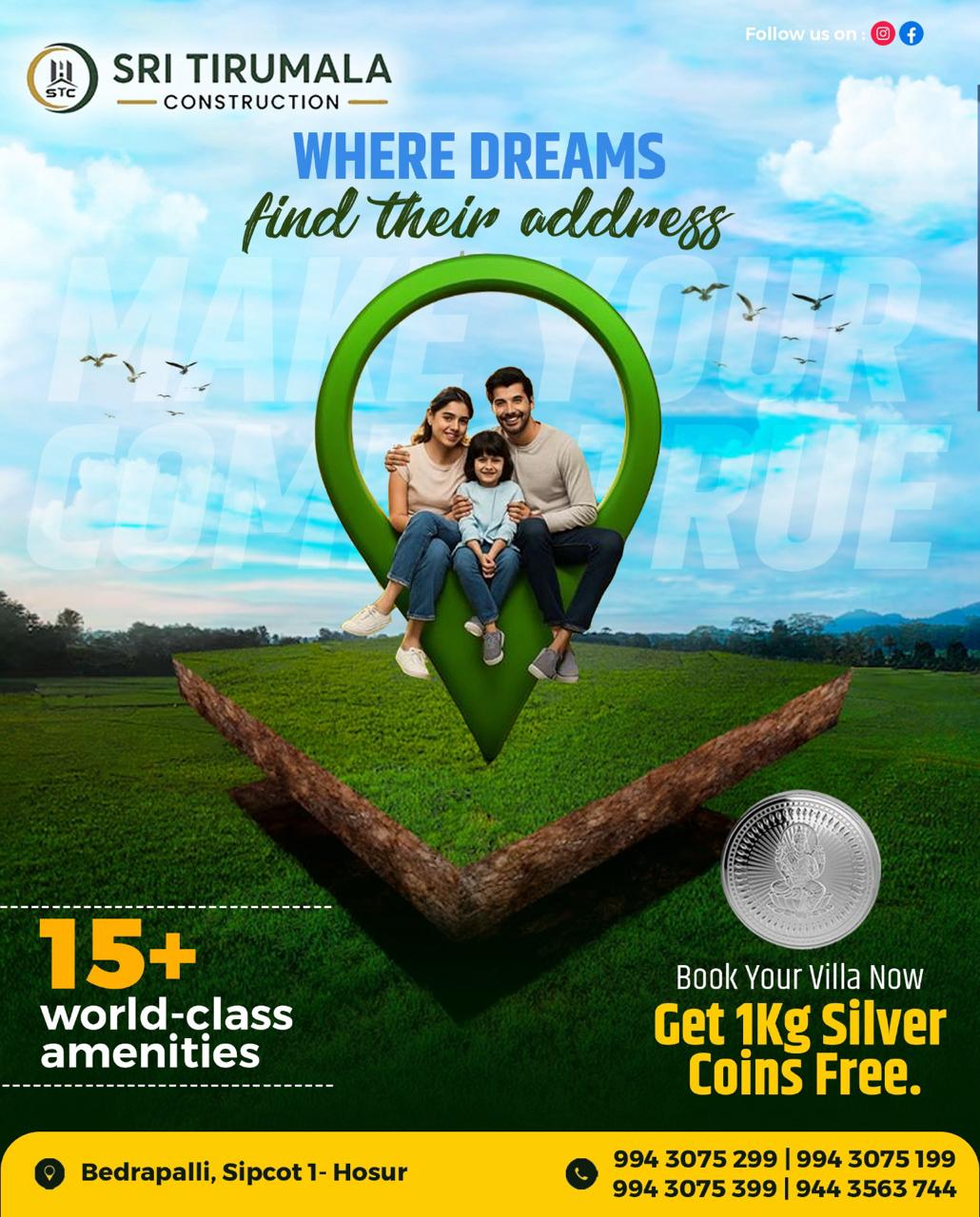 Comparison of DTCP vs Panchayat-approved plots in Hosur – Legal safety & investment guide.